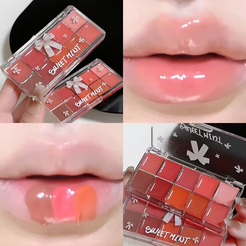 Sweetmint Lipgloss Pallete (Free Mini applicator)