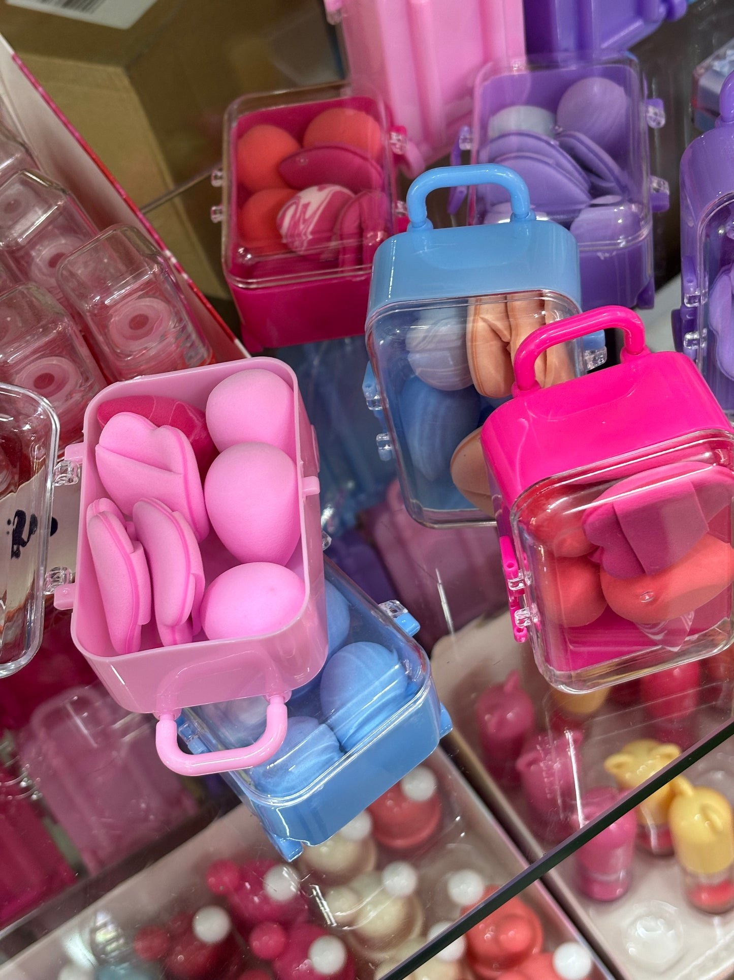Mini Makeup trolley sponge set