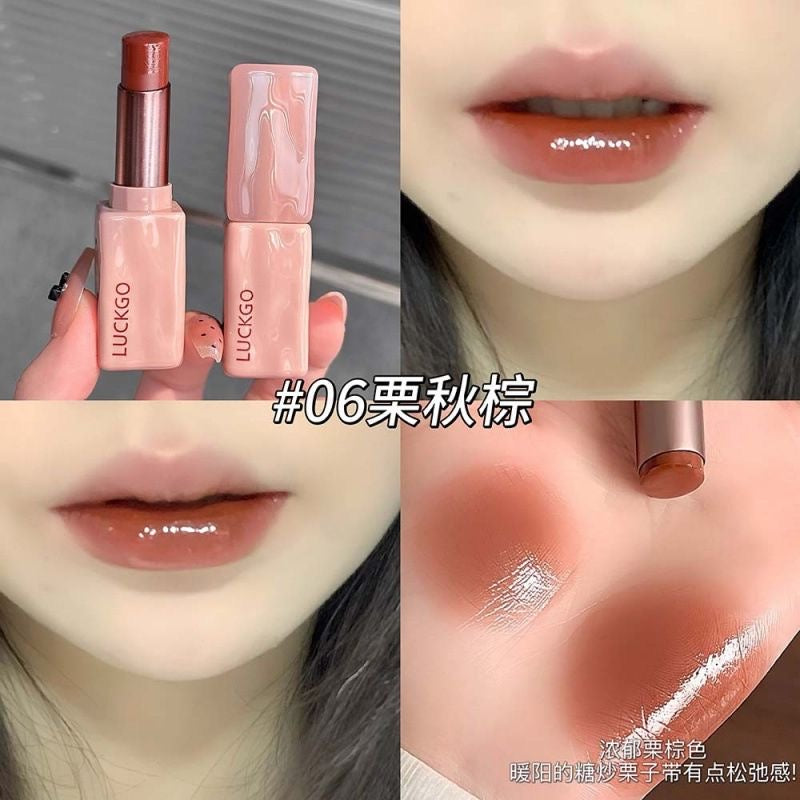 LUCKGO Crystal Clear Water Glow Lipstick
