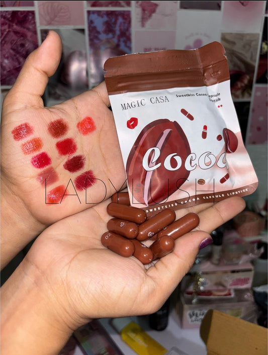 Cocoa Lipstick Capsule Set of 10