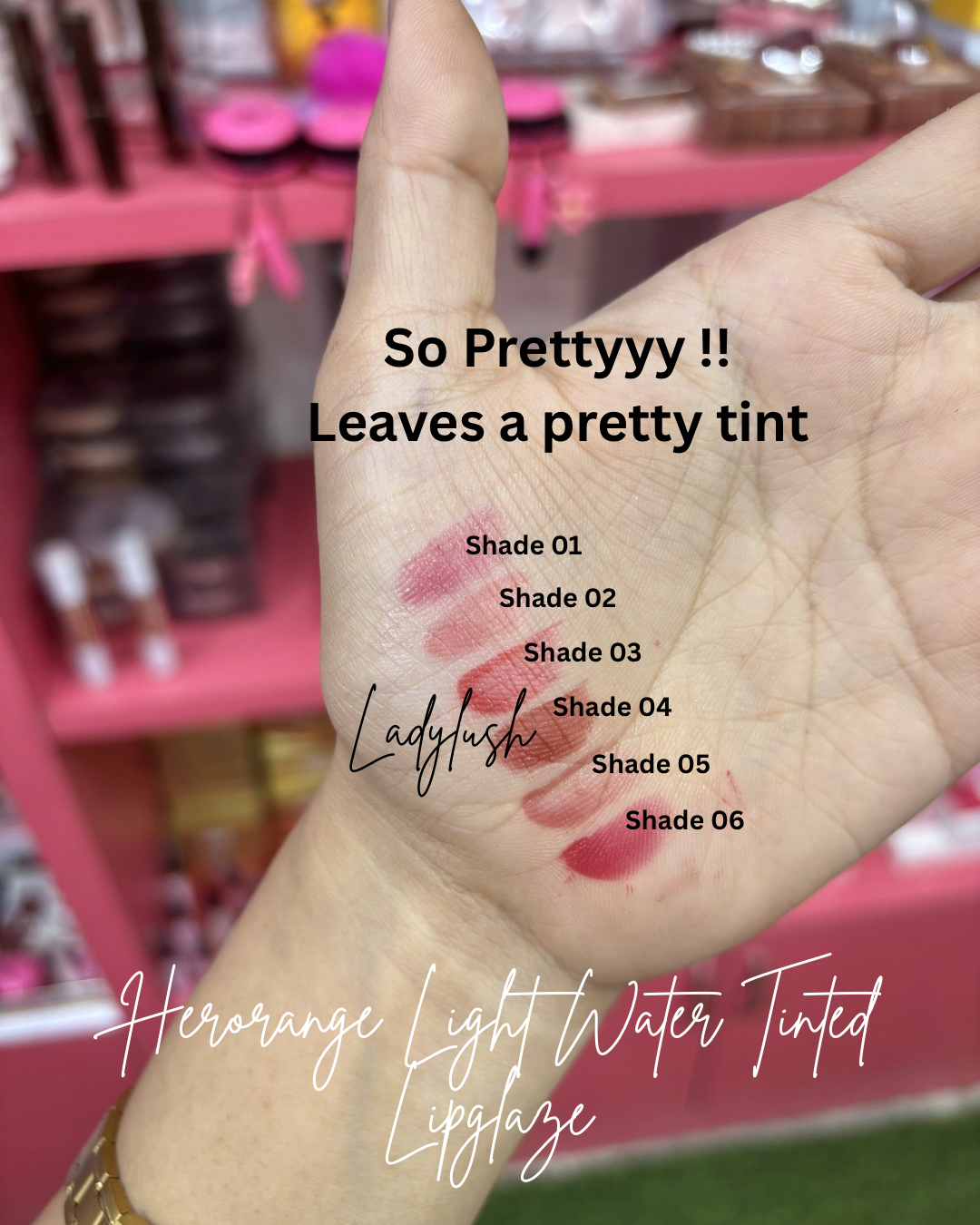 Herorange Water Light Tinted Lipglaze