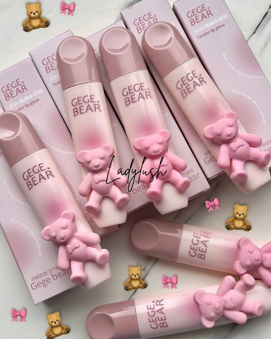 Gege bear Teddy Matte Lipstick