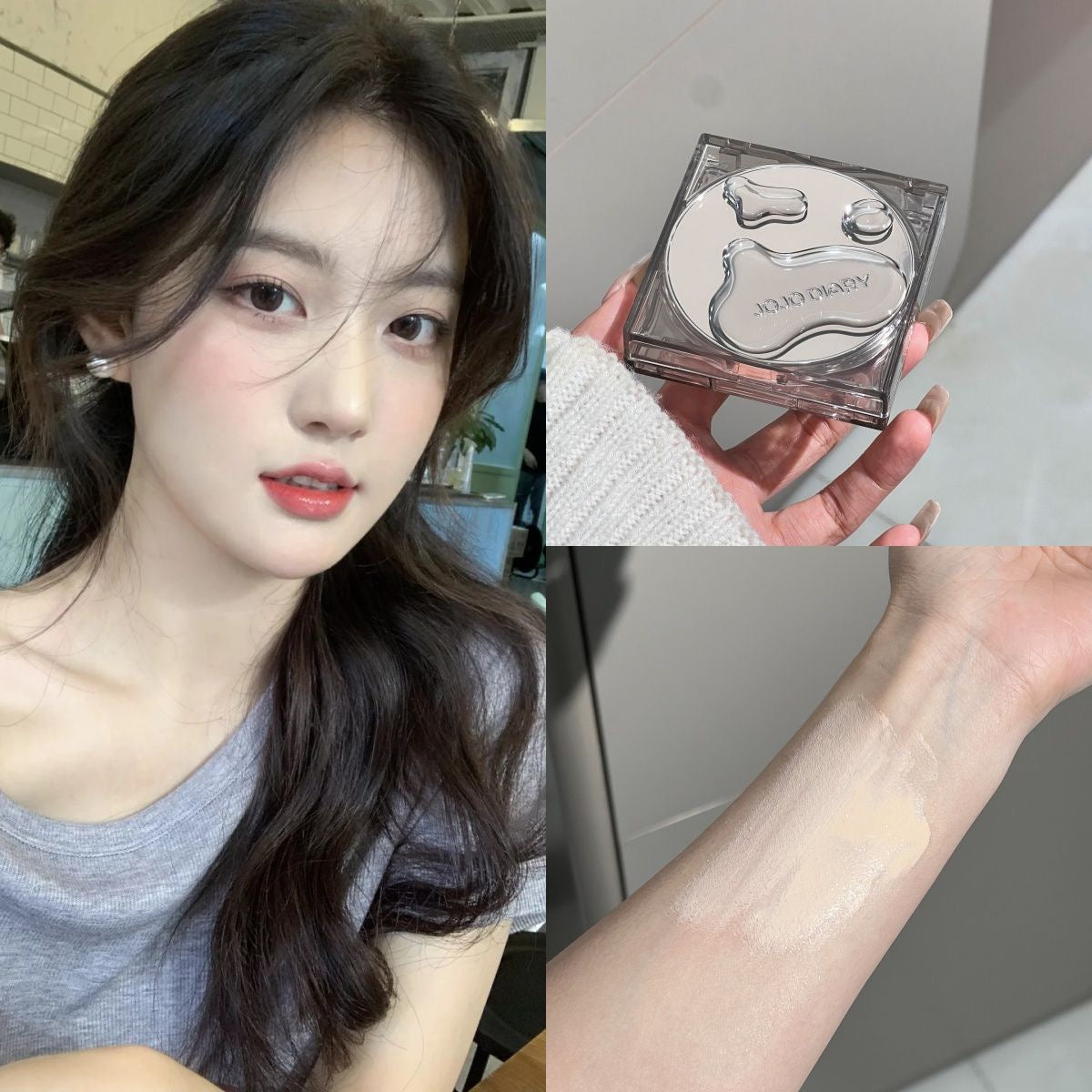 Jojo diary Moisturising good coverage cushion bb foundation