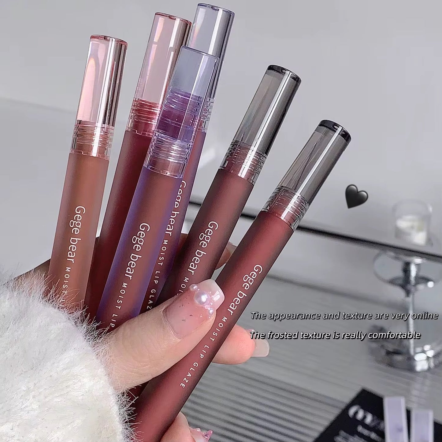 Gege bear Soft Velvety Mousse Matte Lipstick