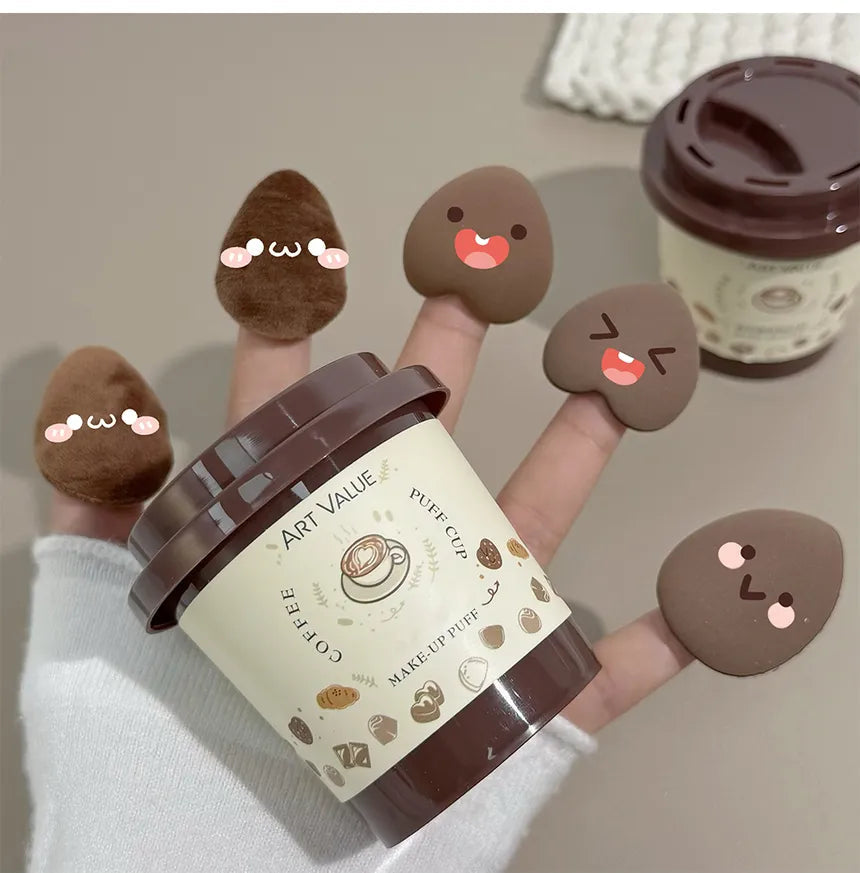 Coffee cup Mini Makeup Sponge