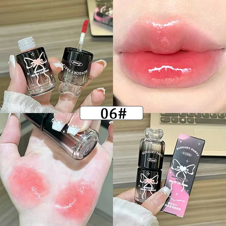 Sensory party tinted bow lipglaze