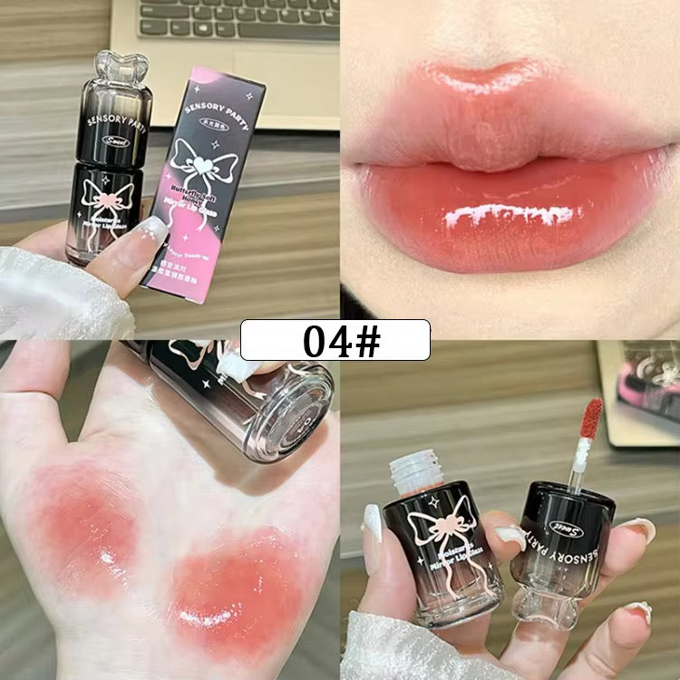 Sensory party tinted bow lipglaze