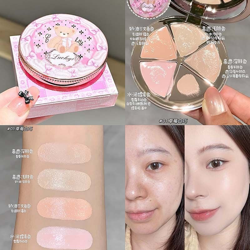 Flower knows dupe Luckgo Concealer Pallete