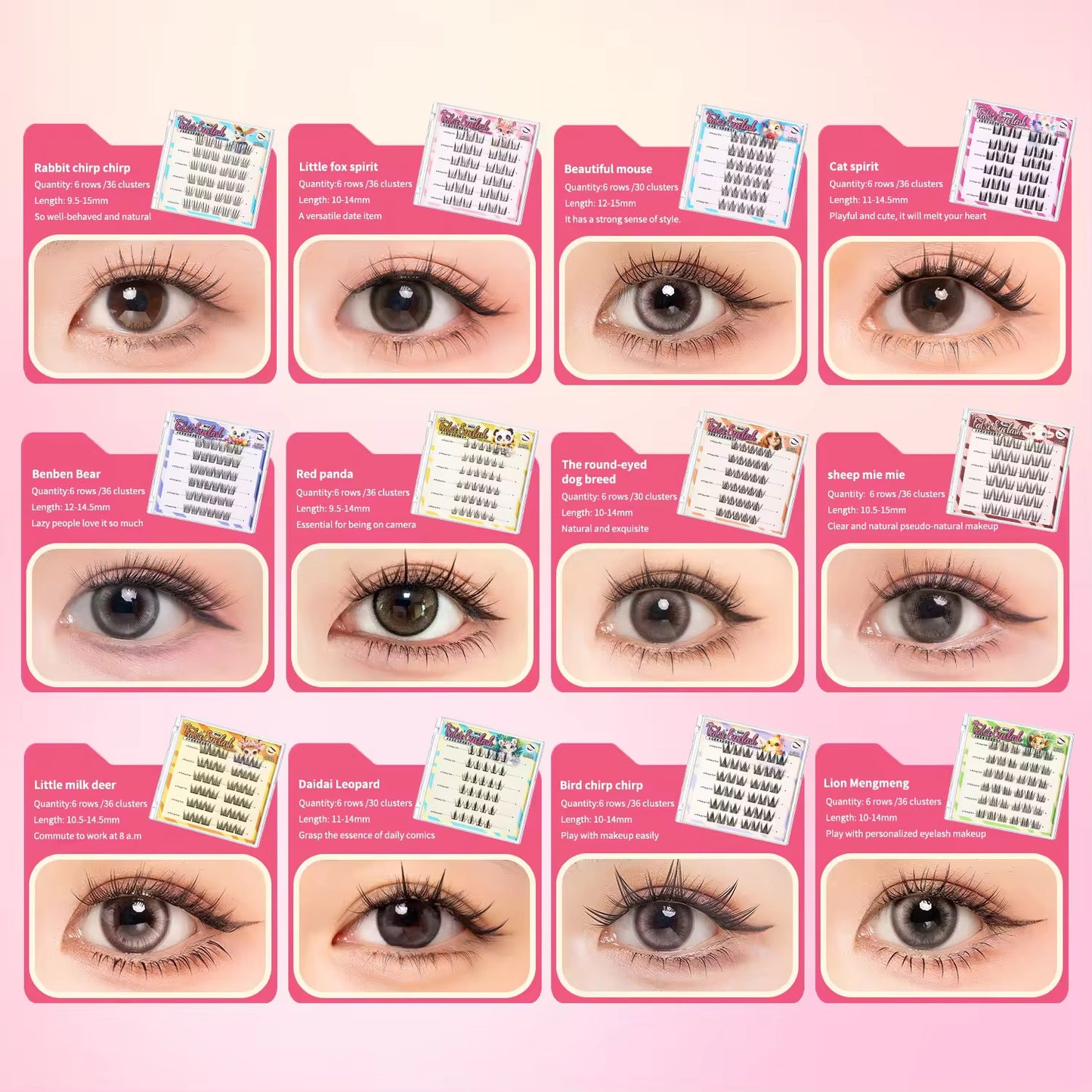 Bqi Glue Free Self adhesive Lashes