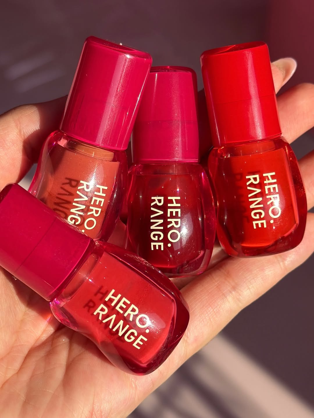 Hero range Cute Water mirror tinted Lipglaze