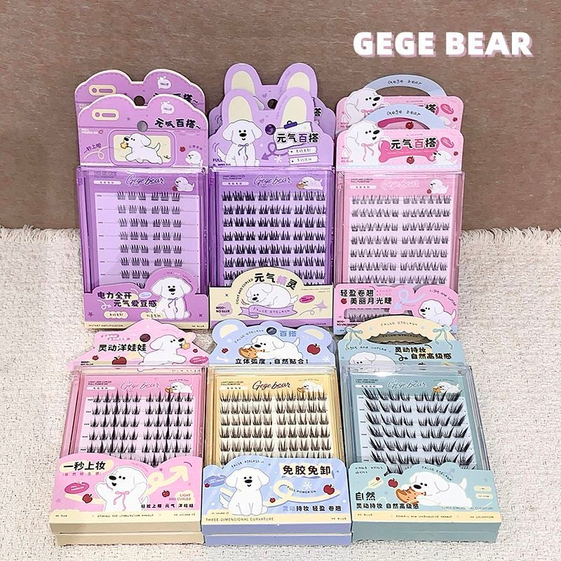 Gege bear whispy Cluster Glue free Eyelash