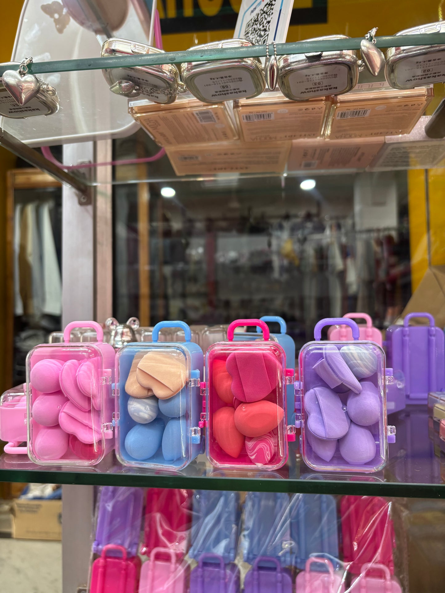 Mini Makeup trolley sponge set
