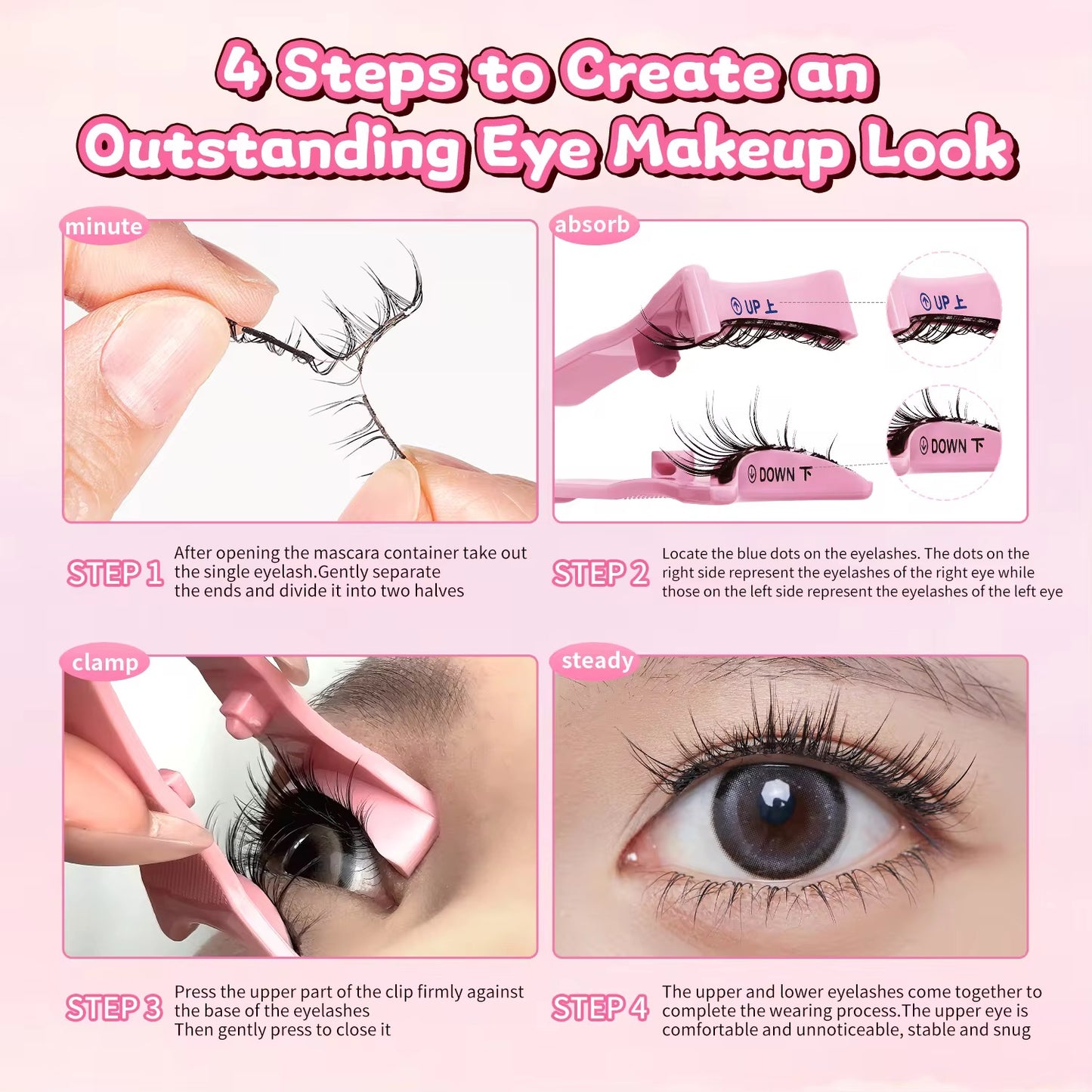 Bqi Magnetic Eyelash Reusable