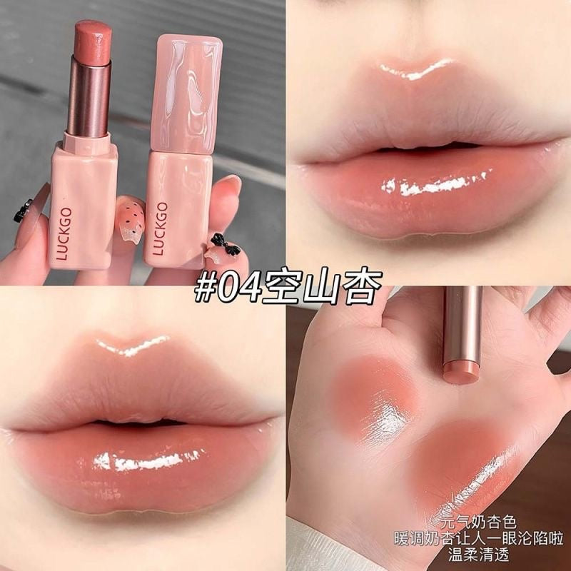 LUCKGO Crystal Clear Water Glow Lipstick