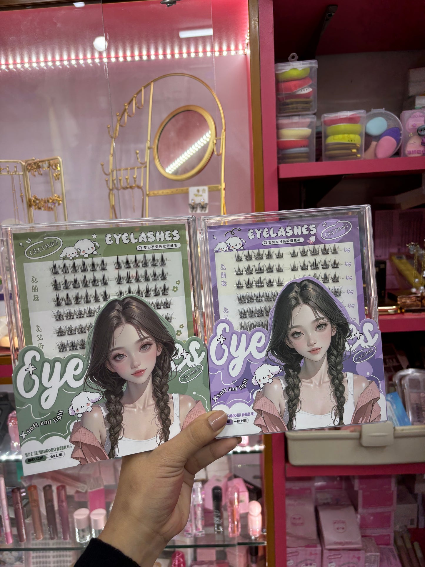 GECOMO MIX variant Glue Free lashes