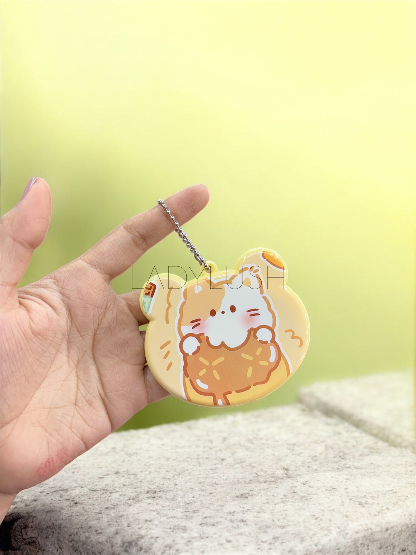 Mirror charm with Comb (Random colour)