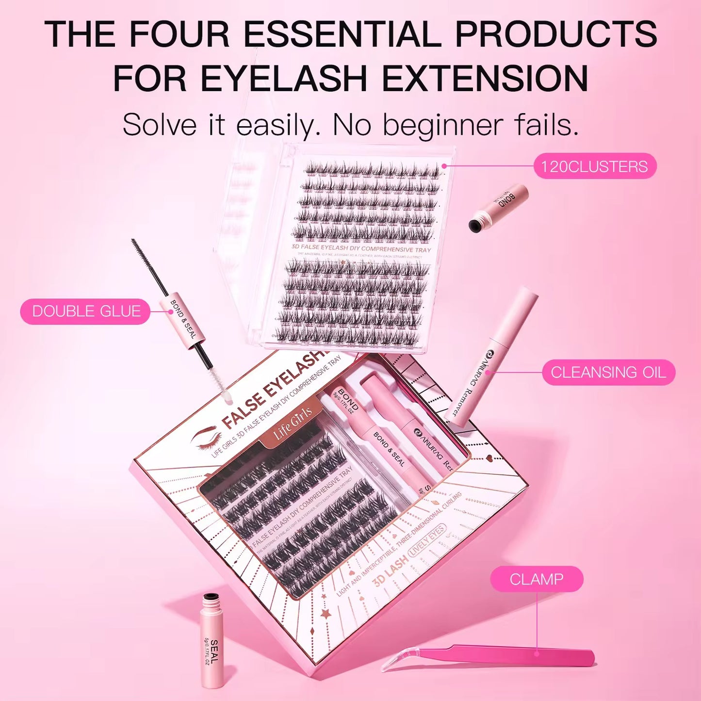 3d Bond and Seal Lash Extention Kit