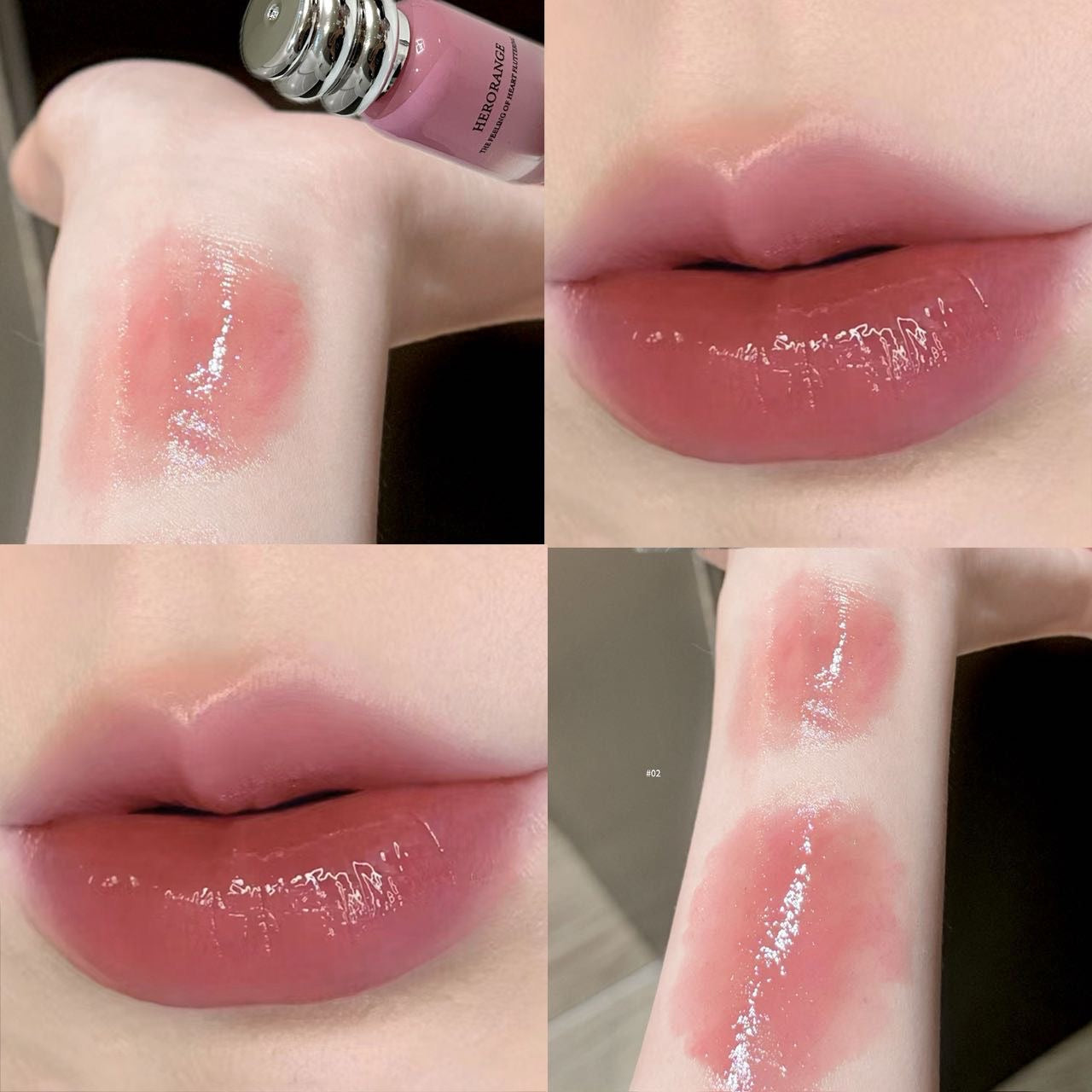 Herorange tinted lipglaze