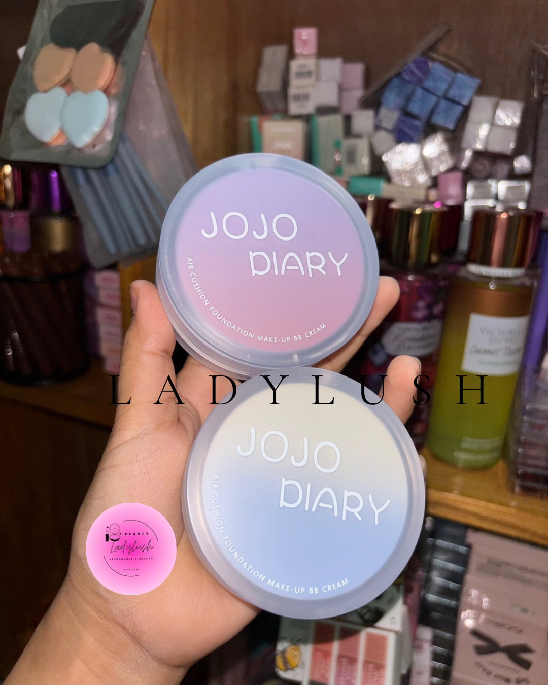 Jojo Diary dual concealer + Cushion Foundation