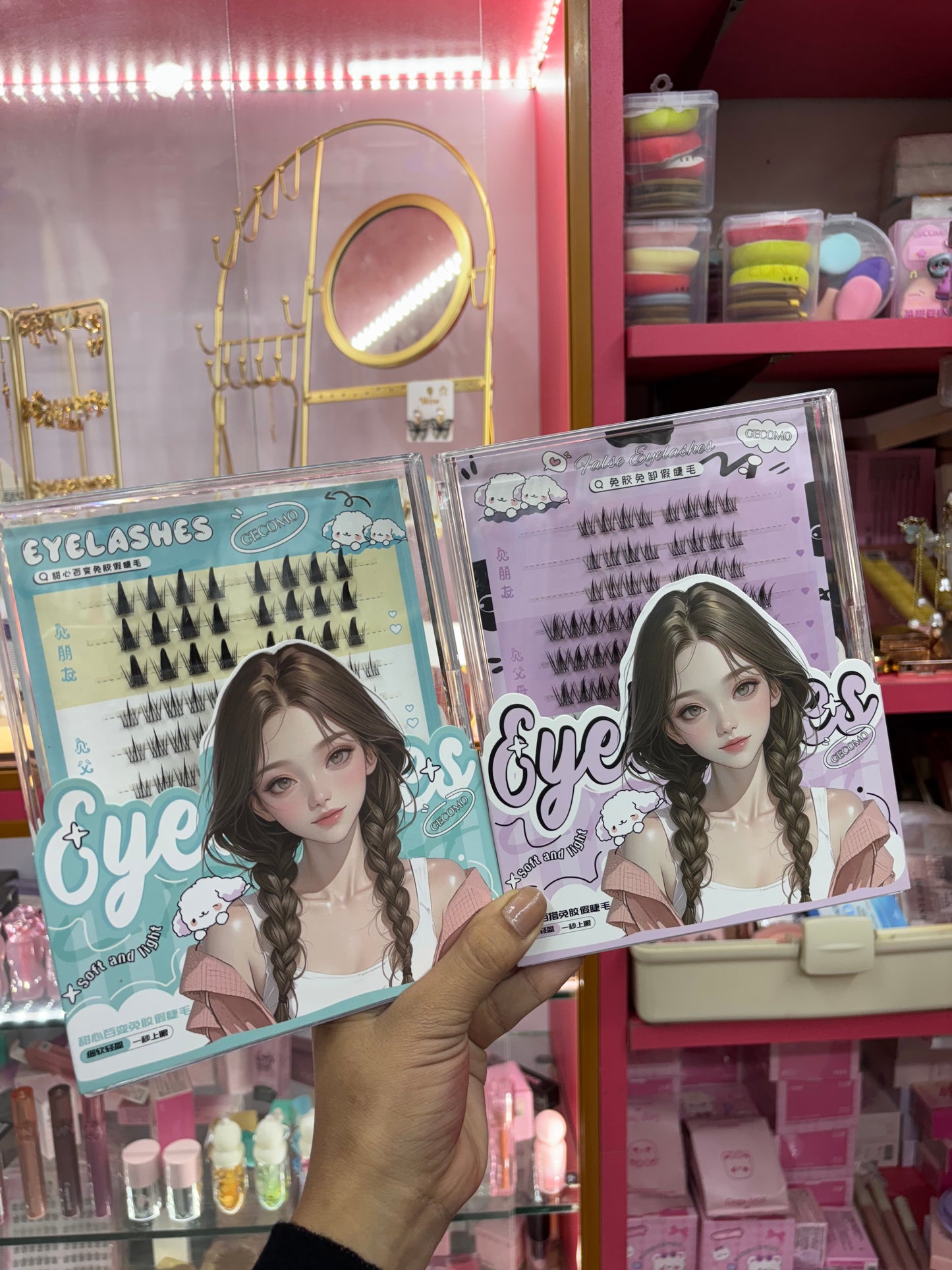 GECOMO MIX variant Glue Free lashes
