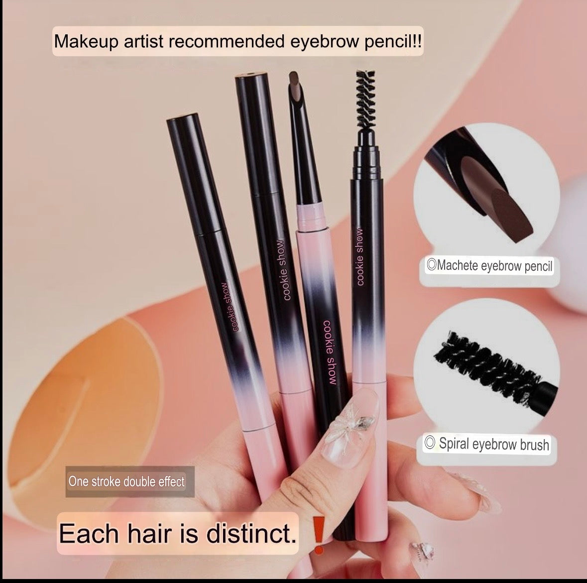 ✨ Kakashow Natural Brow Pencil with brush  ✨