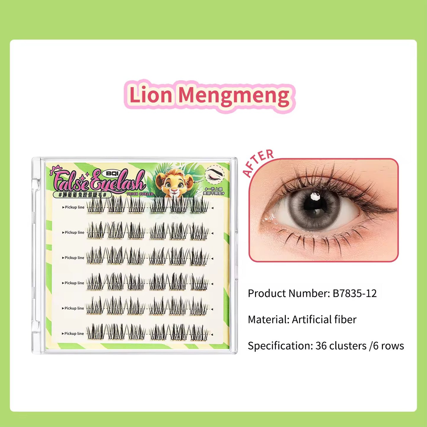 Bqi Glue Free Self adhesive Lashes