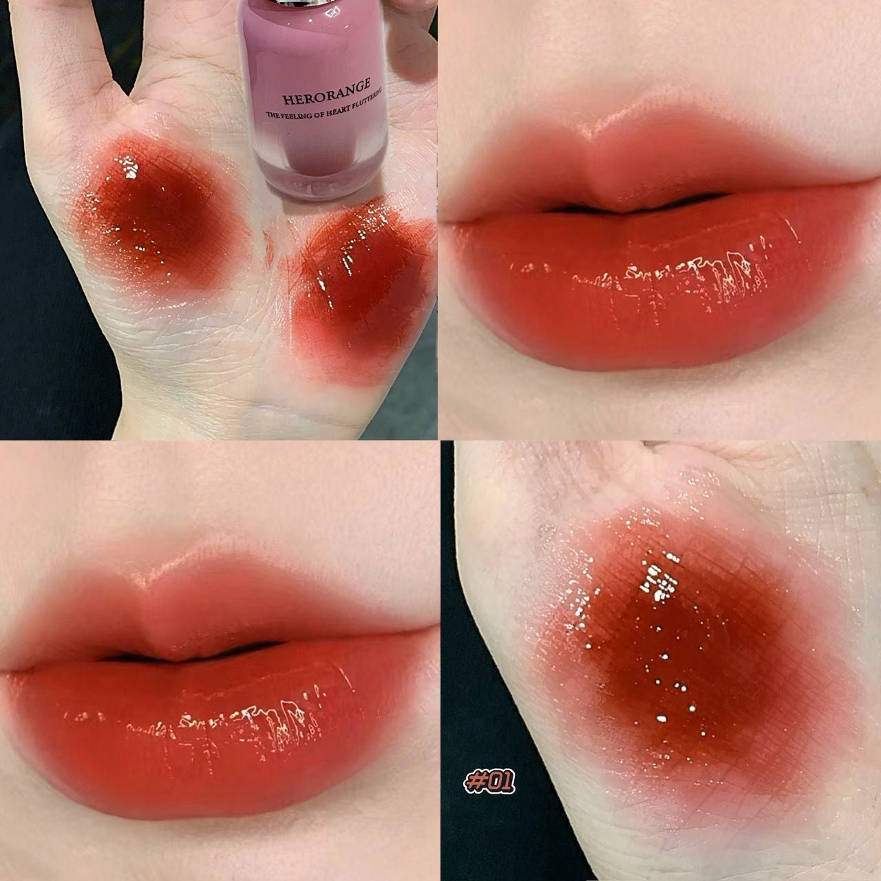 Herorange tinted lipglaze