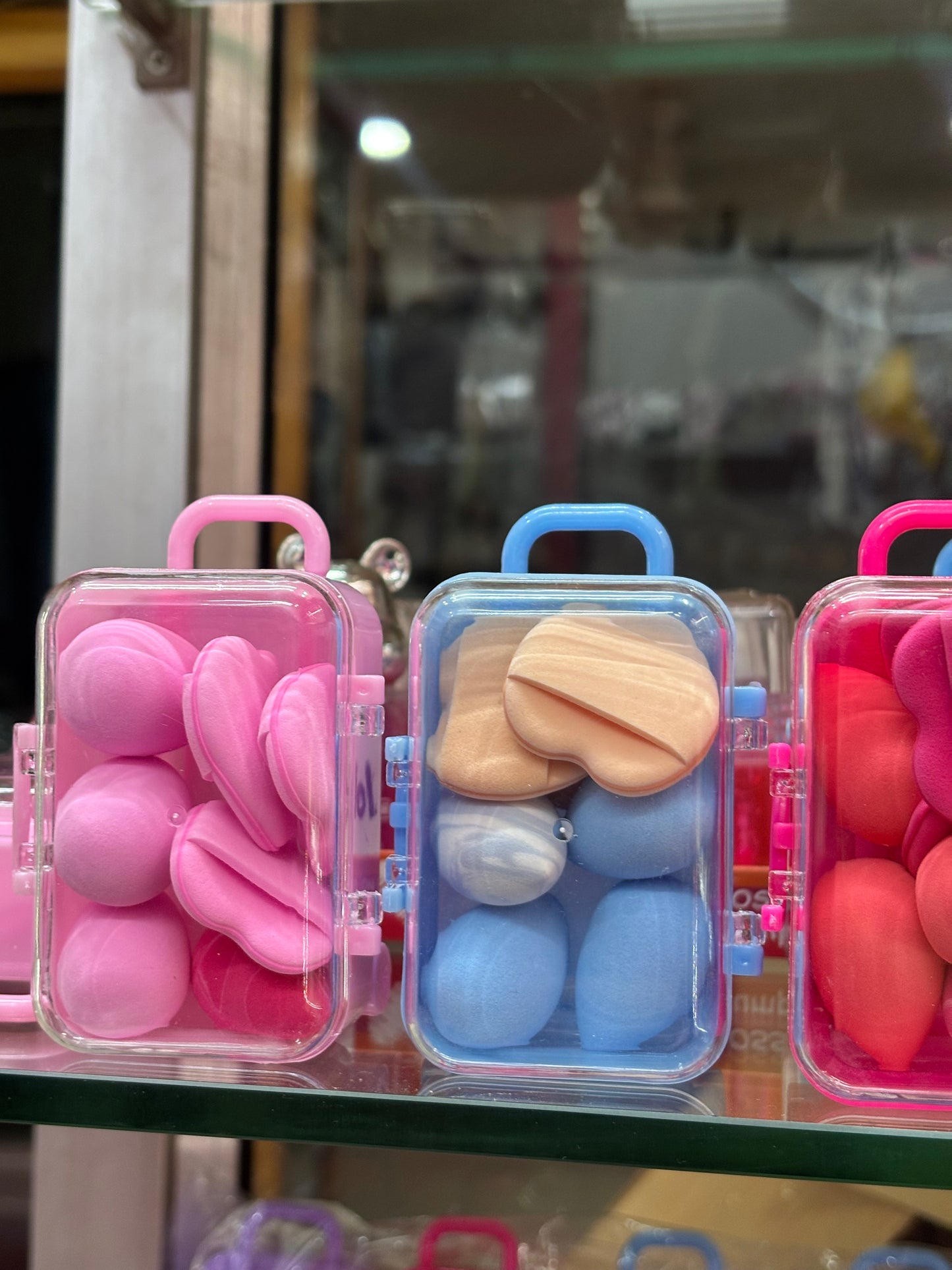 Mini Makeup trolley sponge set