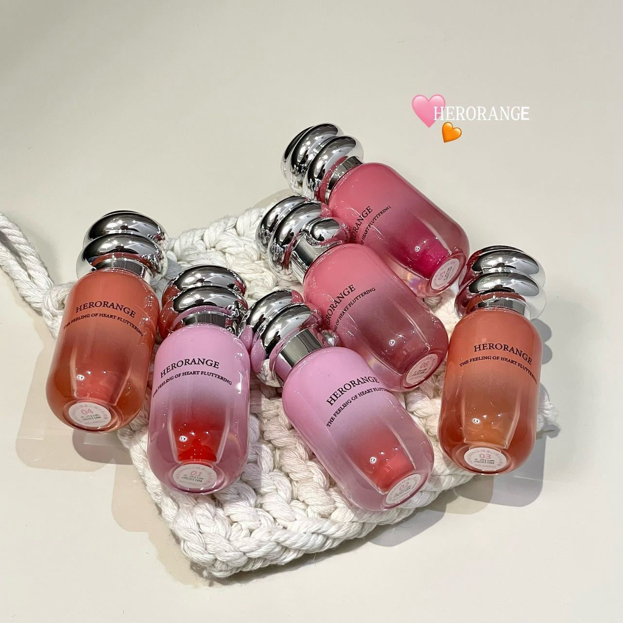 Herorange tinted lipglaze
