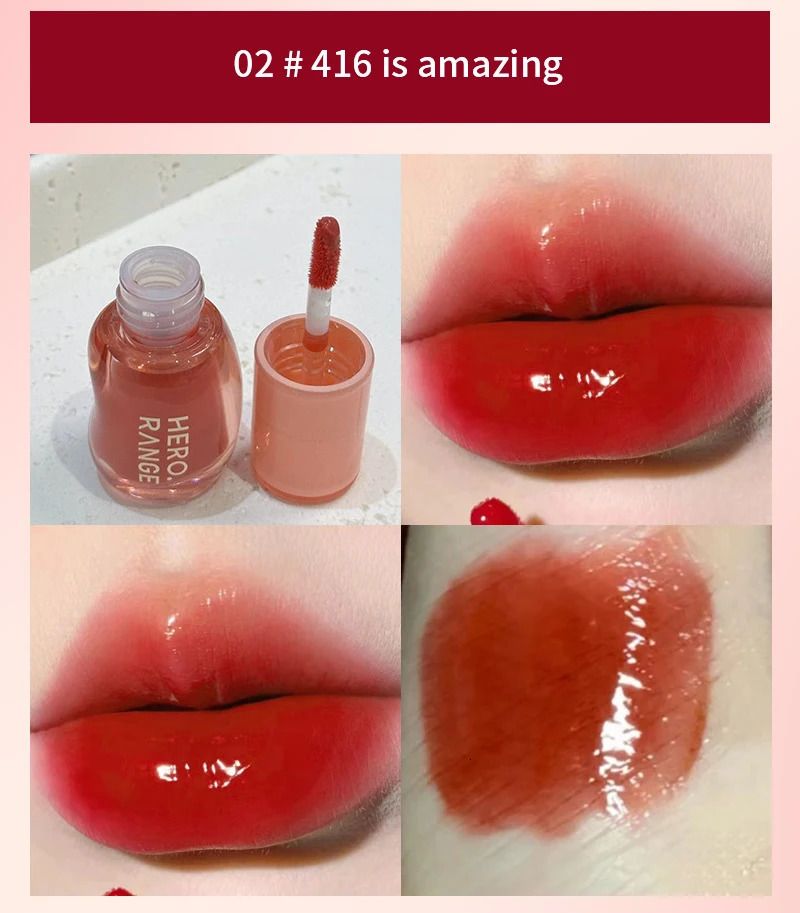 Hero range Cute Water mirror tinted Lipglaze