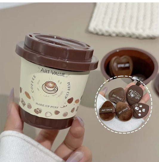 Coffee cup Mini Makeup Sponge
