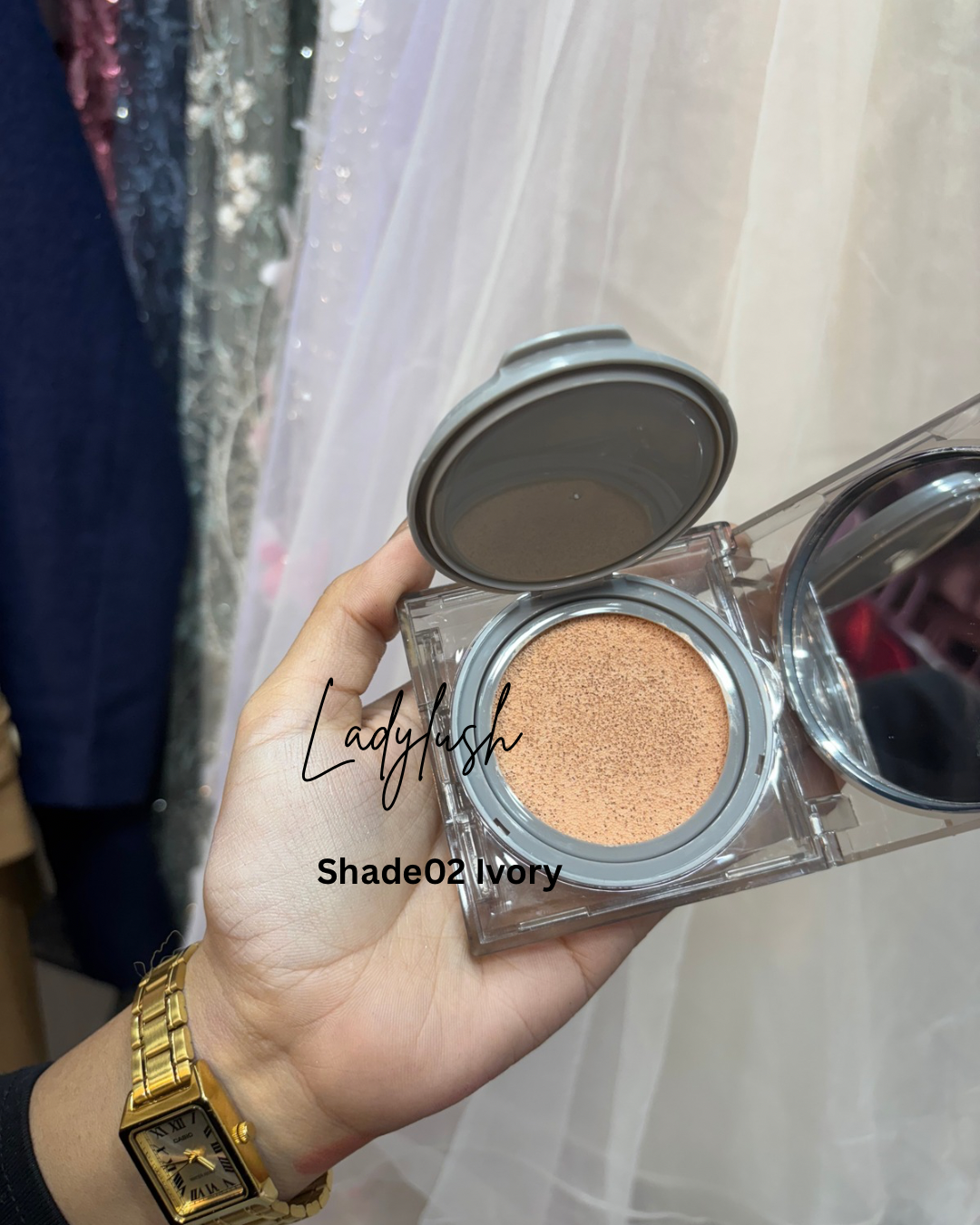 Jojo diary Moisturising good coverage cushion bb foundation