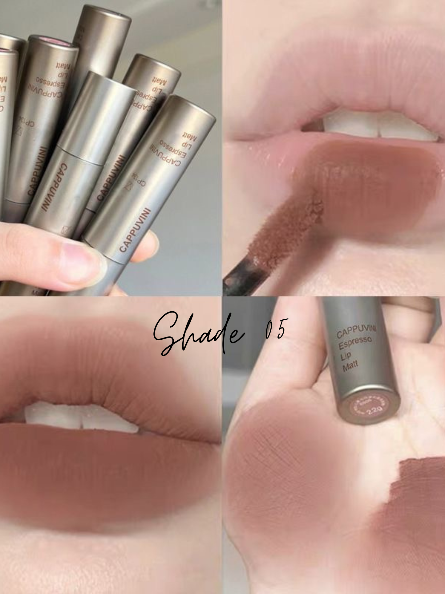 Cappuvini Matte Lisptick