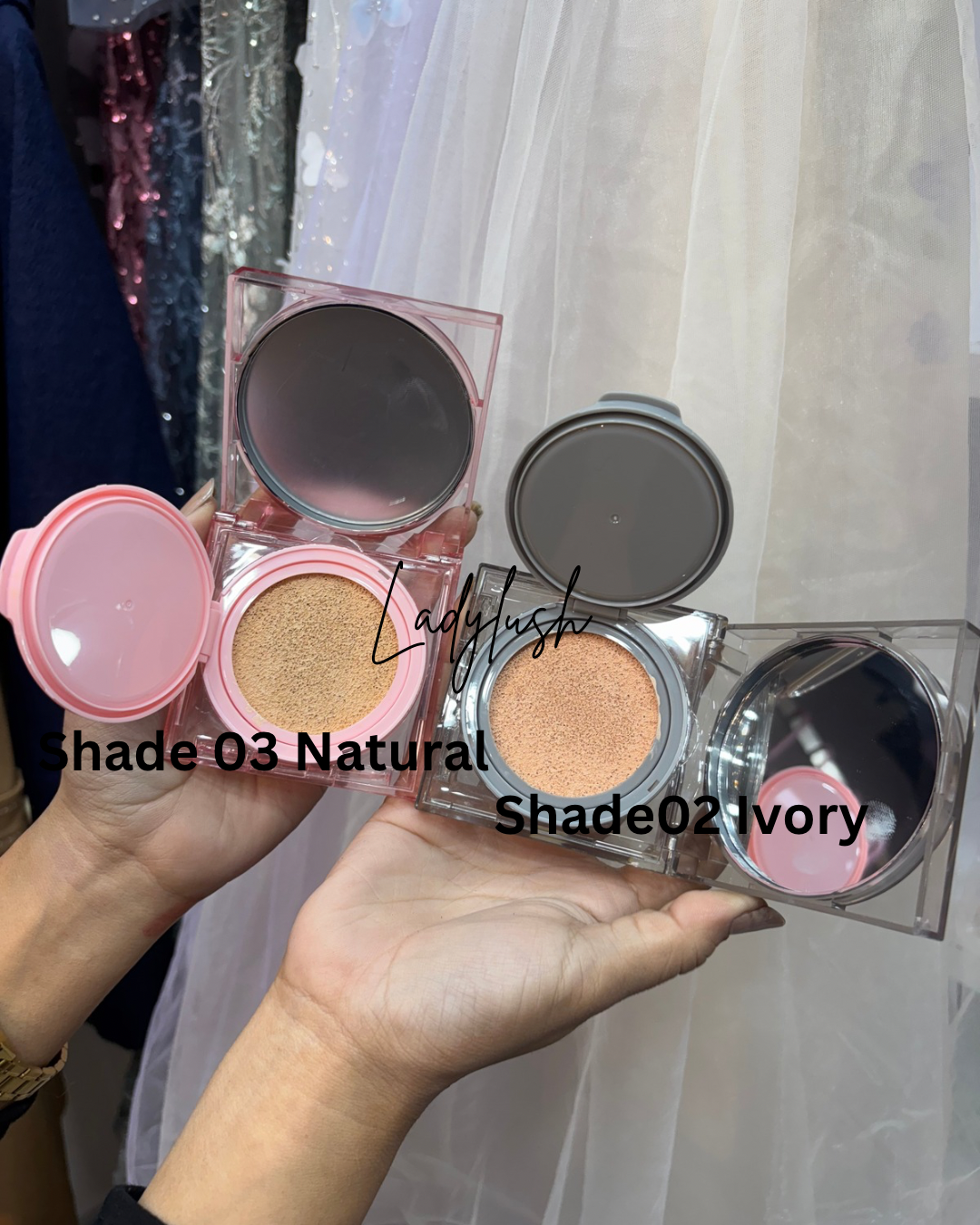 Jojo diary Moisturising good coverage cushion bb foundation