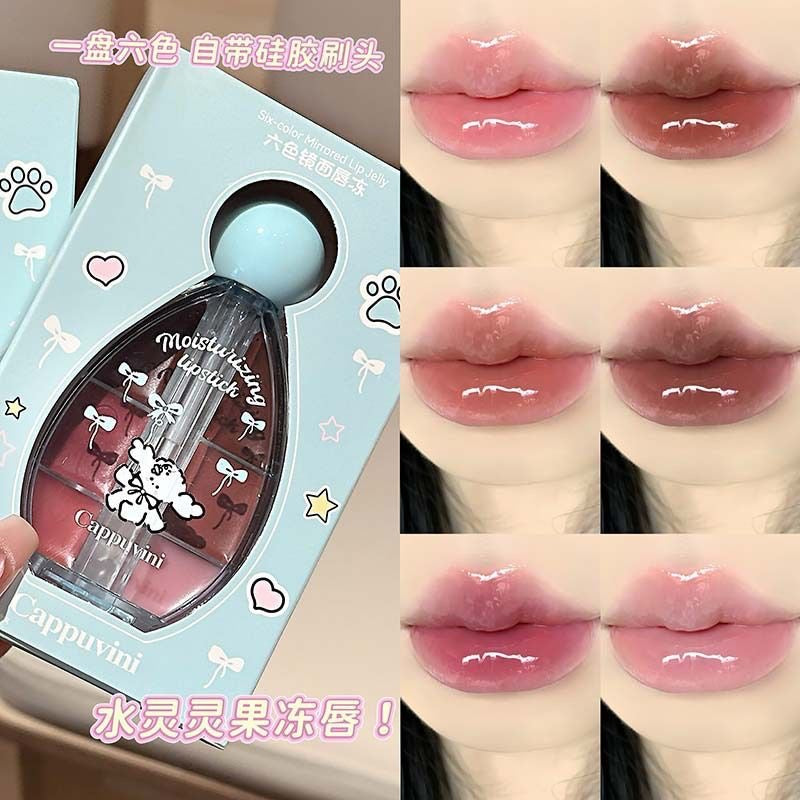 Cappuvini Lipgloss Pallete with applicator