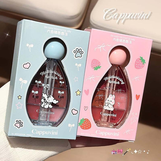 Cappuvini Lipgloss Pallete with applicator