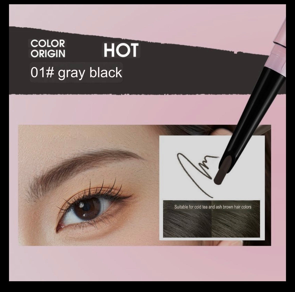 ✨ Kakashow Natural Brow Pencil with brush  ✨