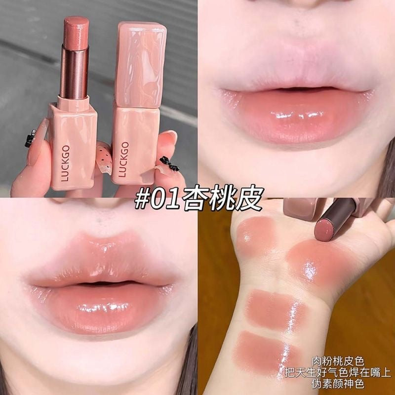 LUCKGO Crystal Clear Water Glow Lipstick