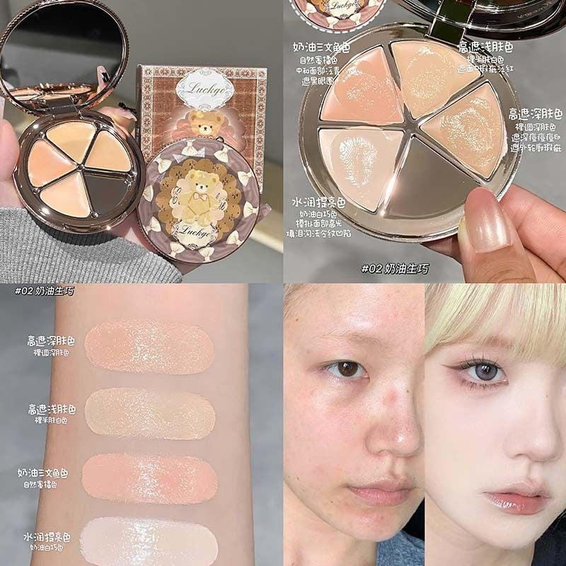 Flower knows dupe Luckgo Concealer Pallete