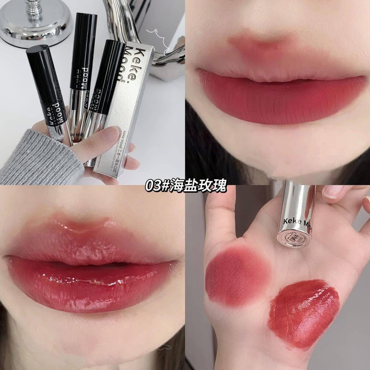 Kekemood Lipstick + Lipgloss