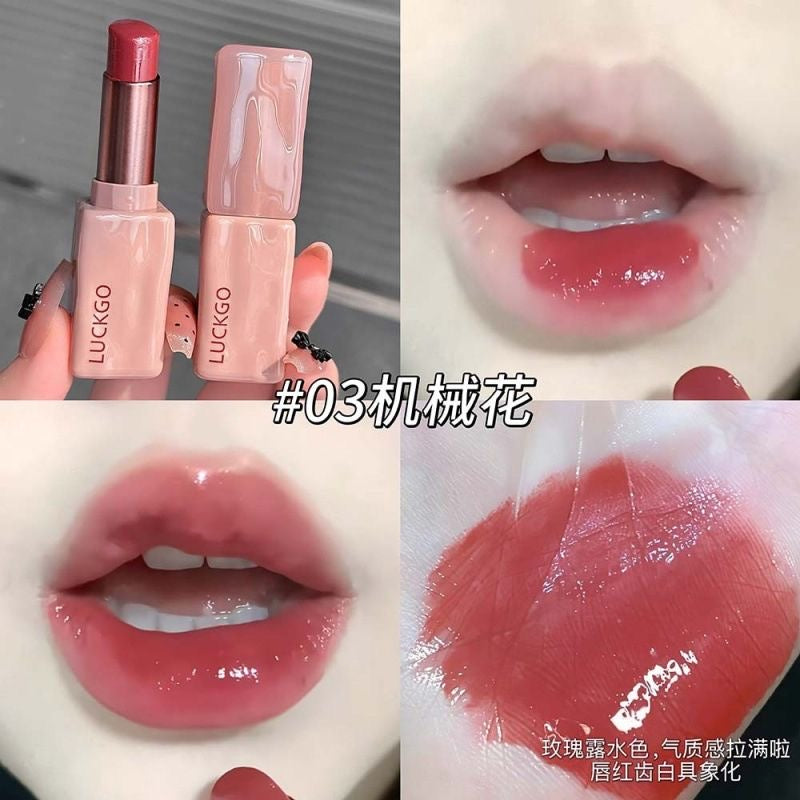 LUCKGO Crystal Clear Water Glow Lipstick