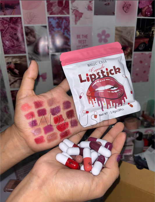 Lipstick capsule set of 18