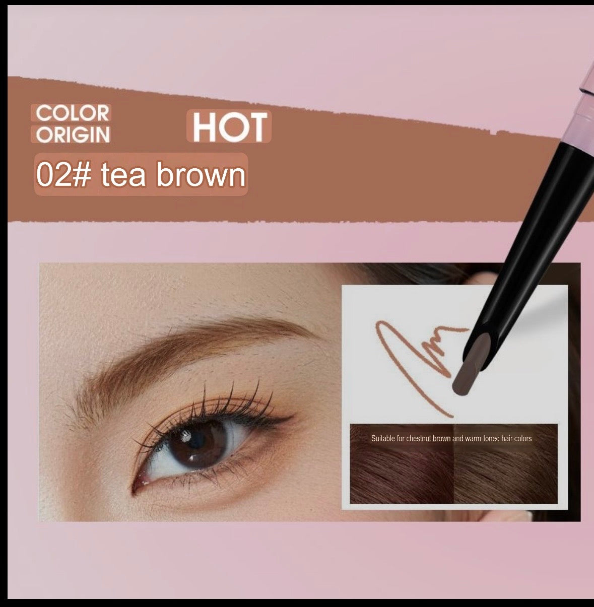 ✨ Kakashow Natural Brow Pencil with brush  ✨