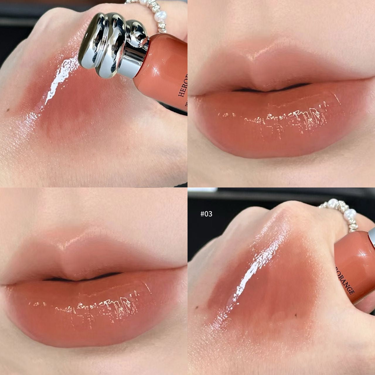 Herorange tinted lipglaze