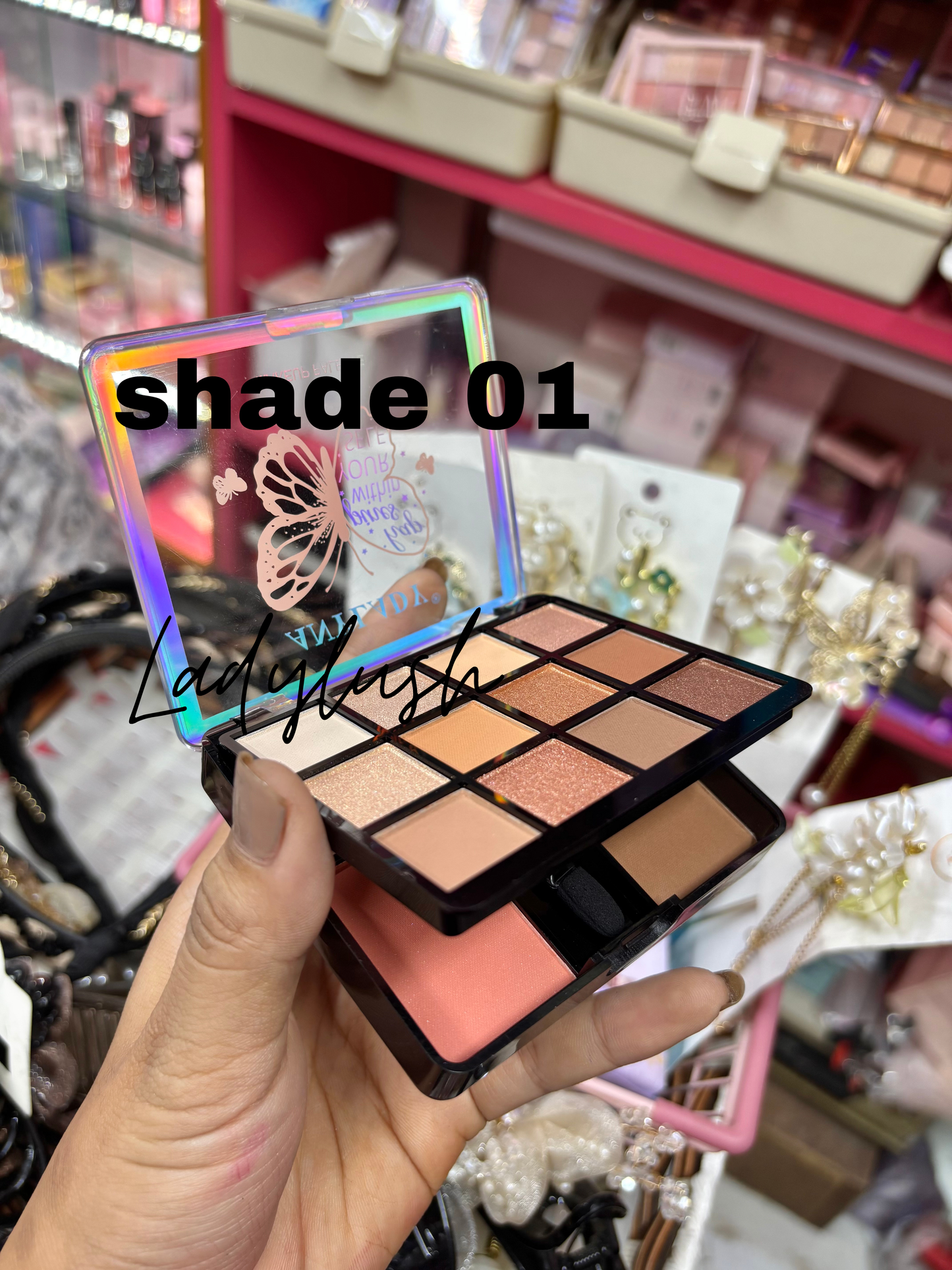 Eyeshadow|Blusher| Highlighter Pallete