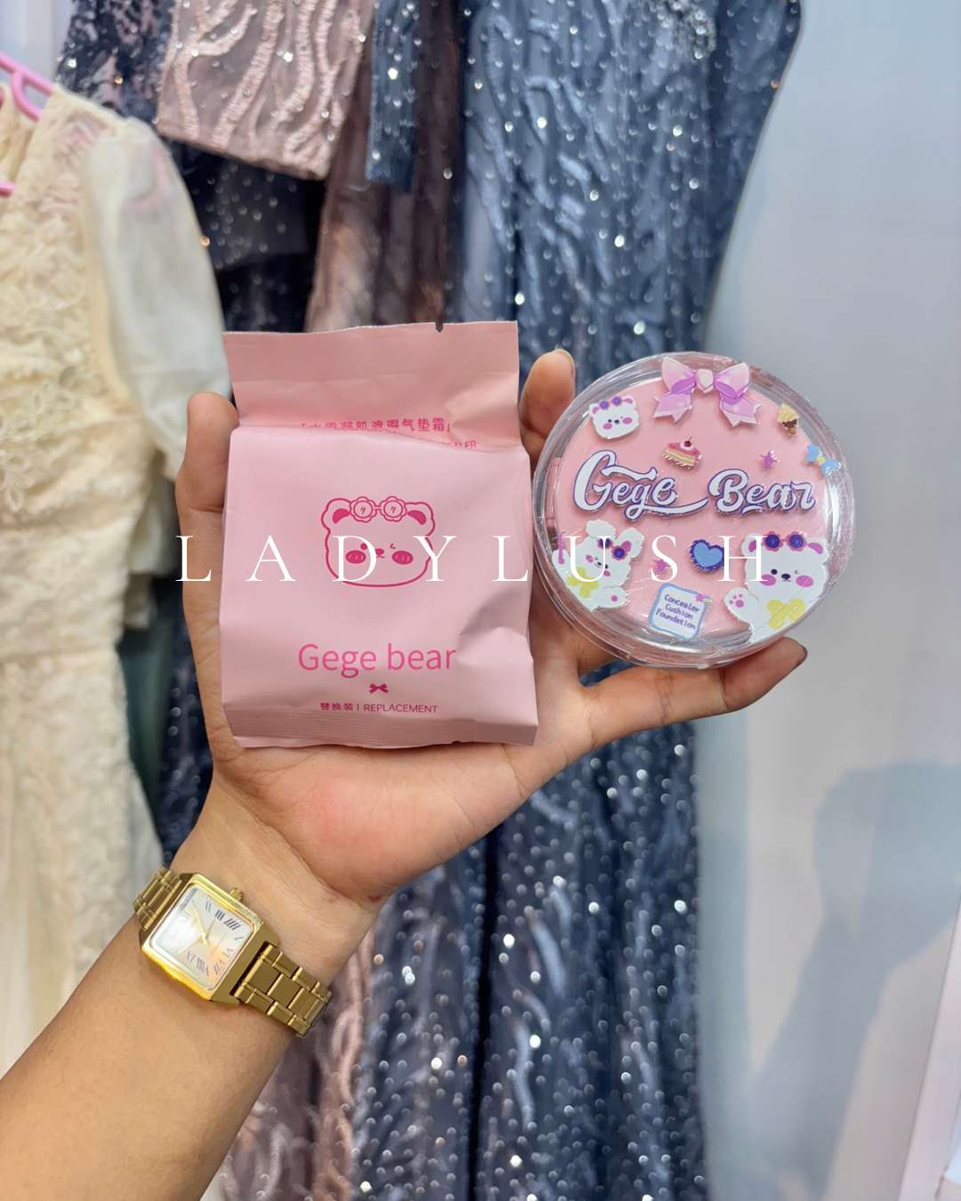 Gegebear Cushion foundation With Free Refill