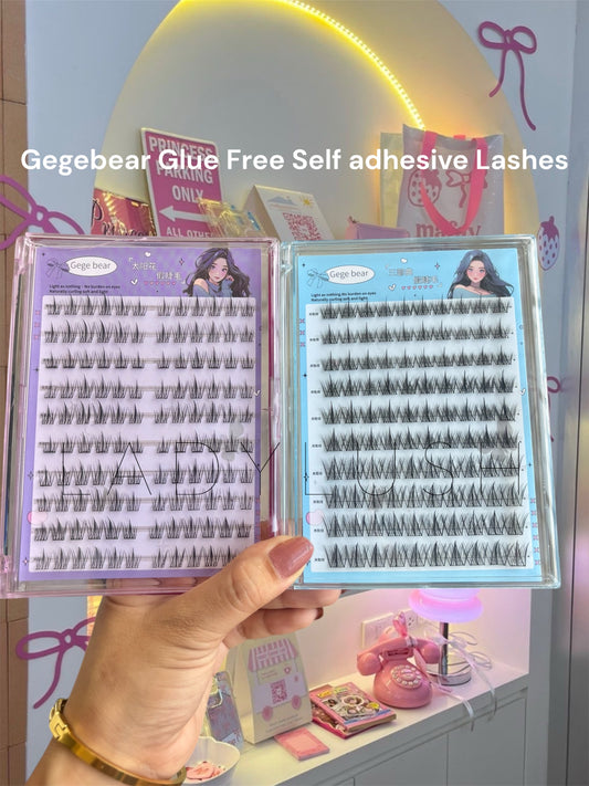 Gege bear Self Adhesive Glue Free Eyelash