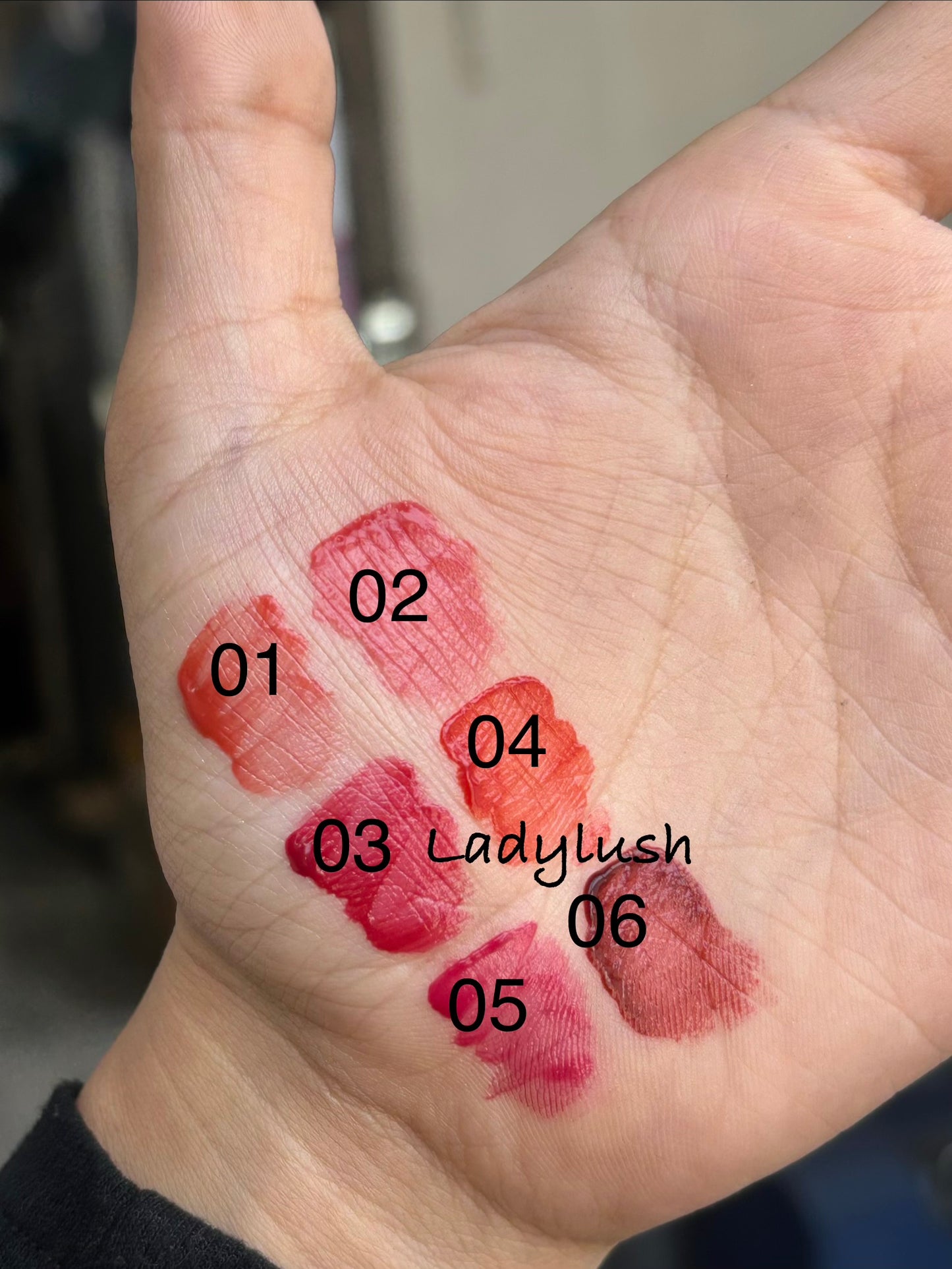 Herorange tinted water lipglaze